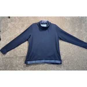 Nike Dri Fit Women's Sweatshirt -  Cowl Neck Pullover Navy Athletic Size XL